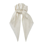 Jimmy Choo silk-blend monogram scarf (British brand)