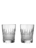 Waterford Lismore Diamond whiskey tumblers set of 2, imported from the UK