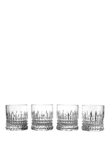 John Lewis Waterford Lismore Connoisseur Diamond Cut Glass Whiskey Tumbler Set of 4, 180ml- Buy online at McGrocer