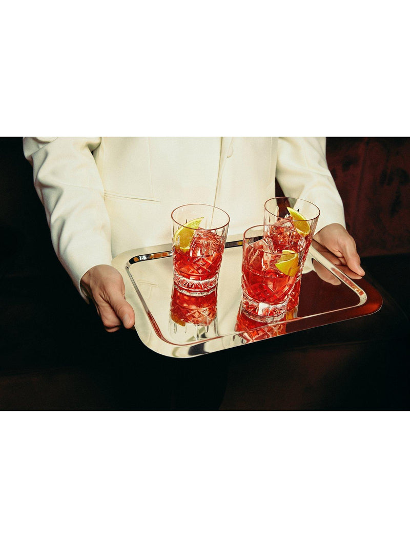 Waterford Lismore double old fashioned crystal tumblers set of 2 - British product