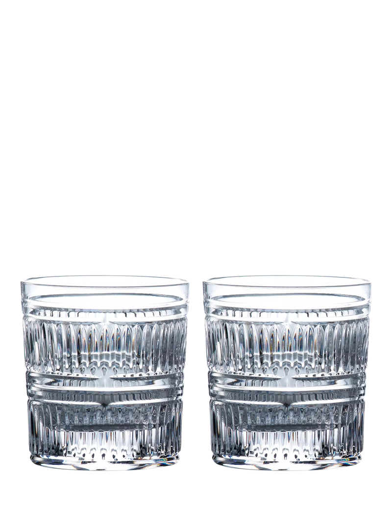 Royal Doulton Radial cut crystal tumbler 290ml, imported from the UK