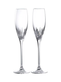 Vera Wang for Wedgwood Duchesse crystal flutes, imported from the UK