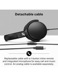 Sennheiser HD 400U wired over-ear headphones with mic, UK version