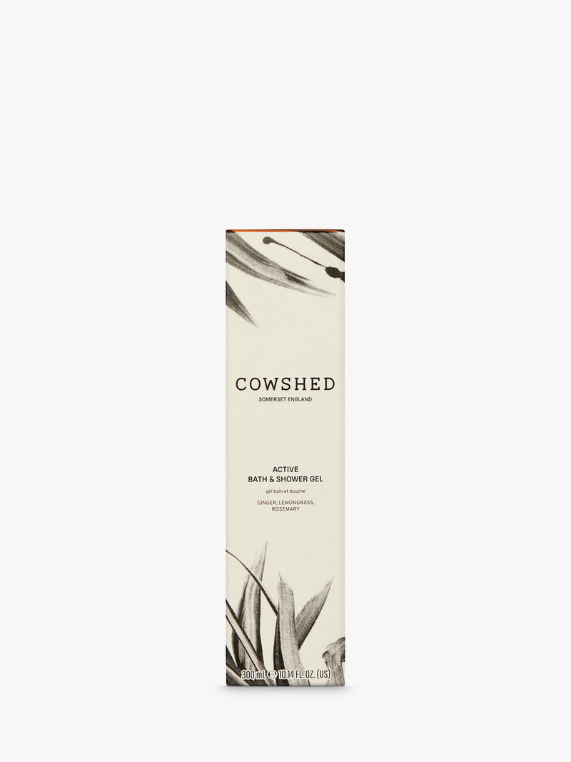 Cowshed Active Bath & Shower Gel 300ml, imported from the UK