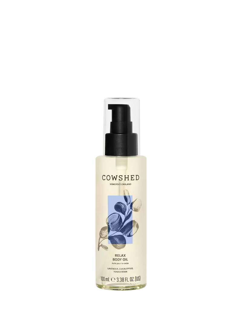 Cowshed Relax Body Oil 100ml, imported from the UK