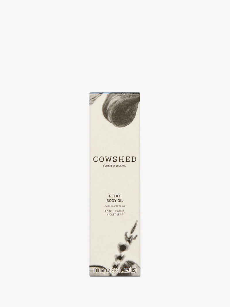 Cowshed Relax Body Oil 100ml, imported from the UK