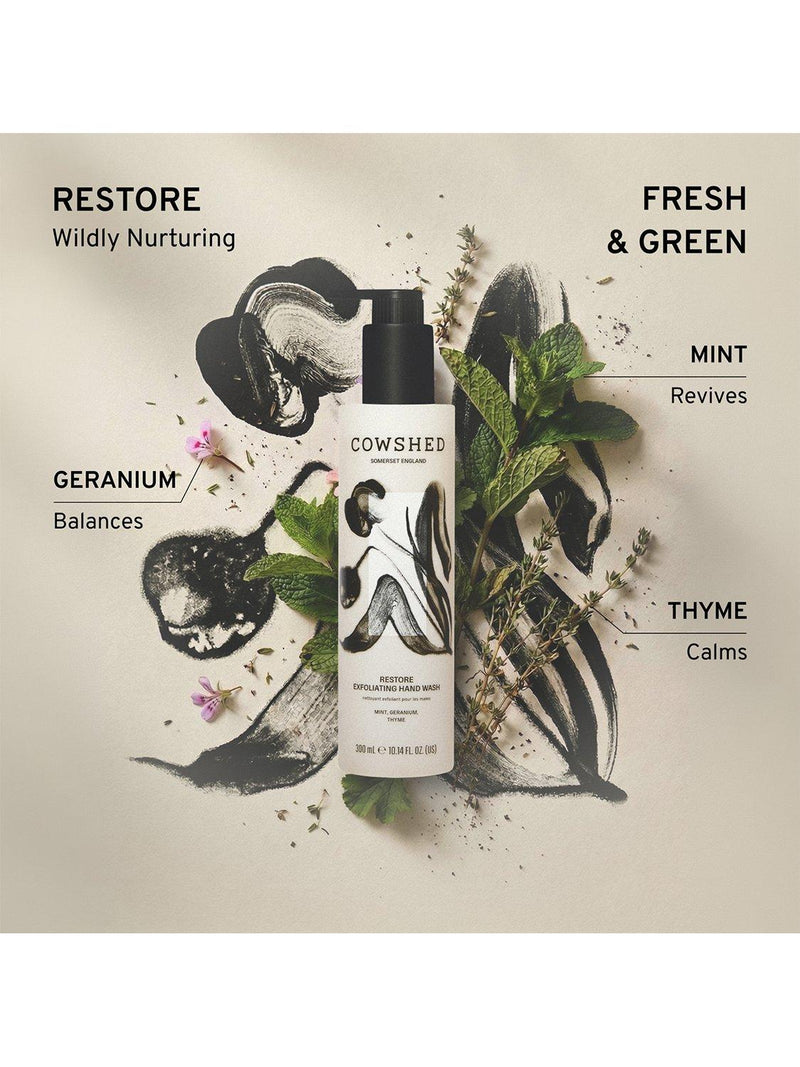 Cowshed Restore Exfoliating Hand Wash 300ml - British product