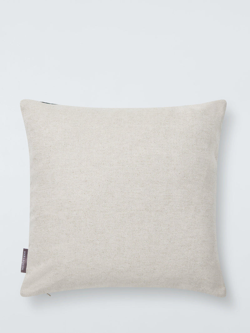 Harlequin Pine Green Zig-Zag cushion 43cm, imported from the UK