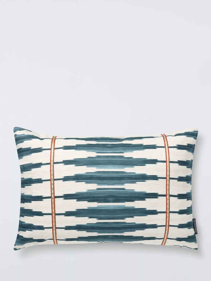 Harlequin abstract denim cushion 40x60cm, UK version