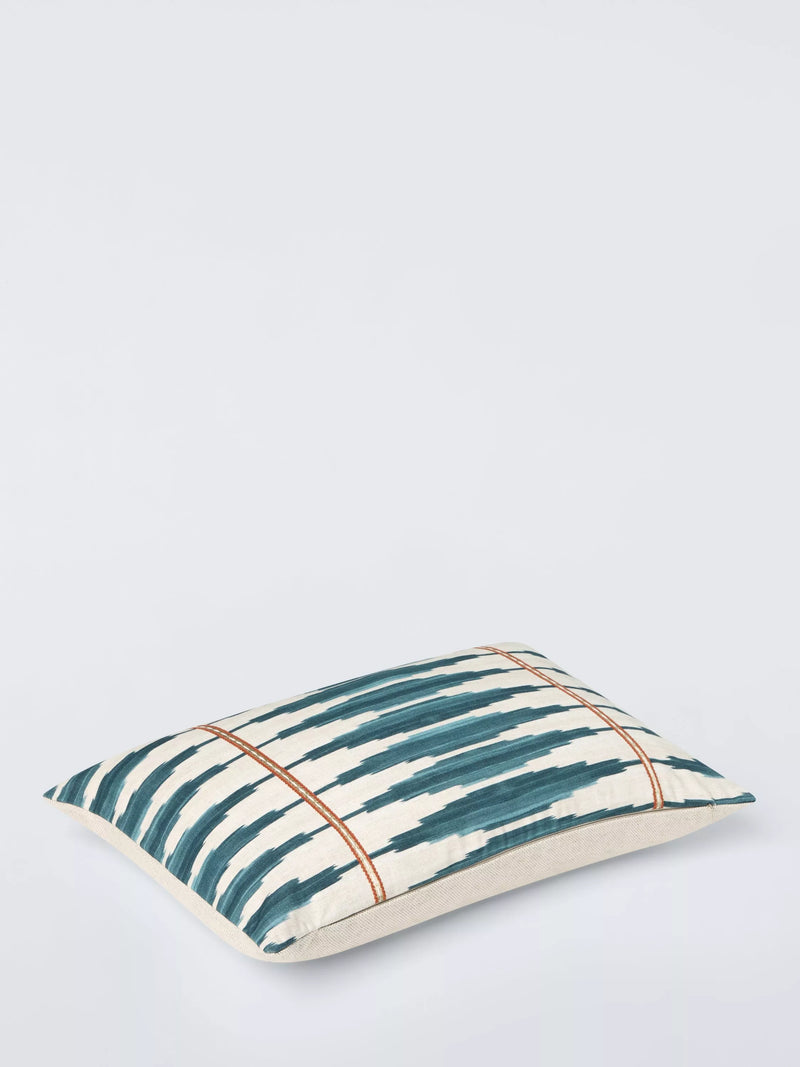 Harlequin abstract denim cushion 40x60cm, UK version