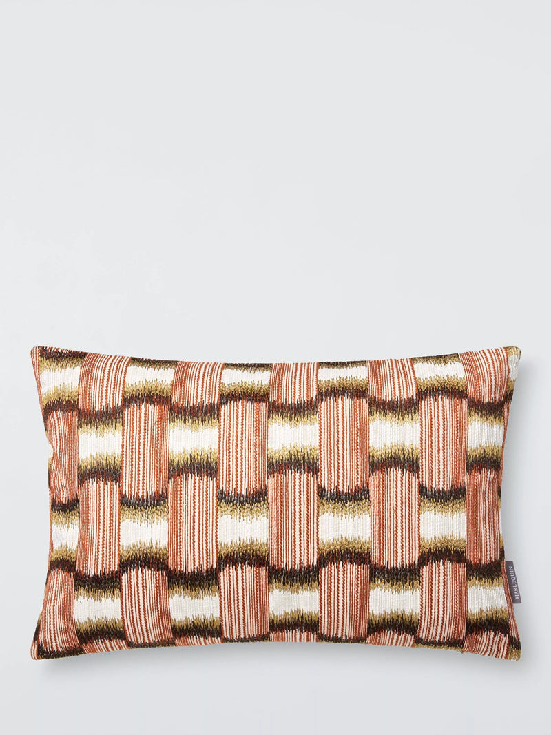 Harlequin Ikigai Abstract cushion terracotta 40x60cm (British brand)