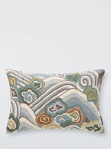 John Lewis Harlequin Kanagawa Abstract Scatter Cushion Terracotta- Buy online at McGrocer