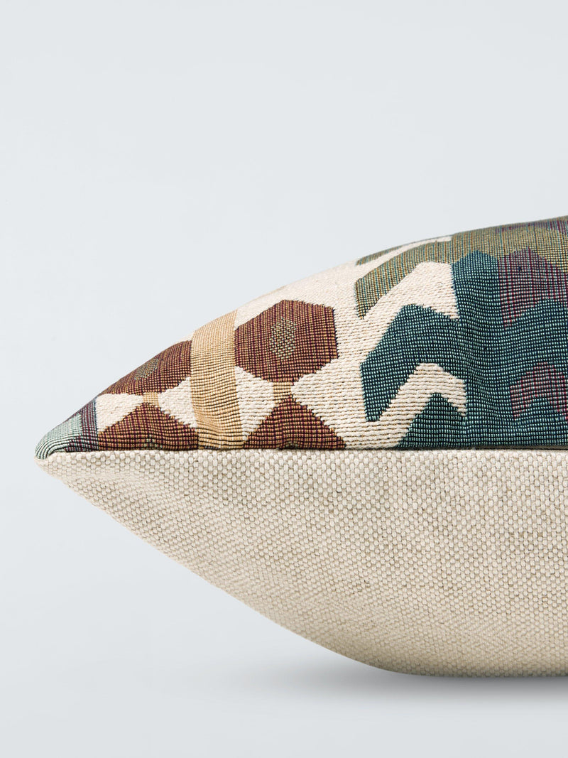 Harlequin Kuparr abstract cushion terracotta H40xW60cm (British brand)