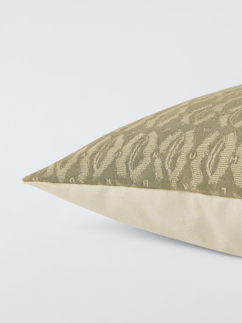 John Lewis x LABRUM scatter cushion khaki green 50x50cm, imported from the UK