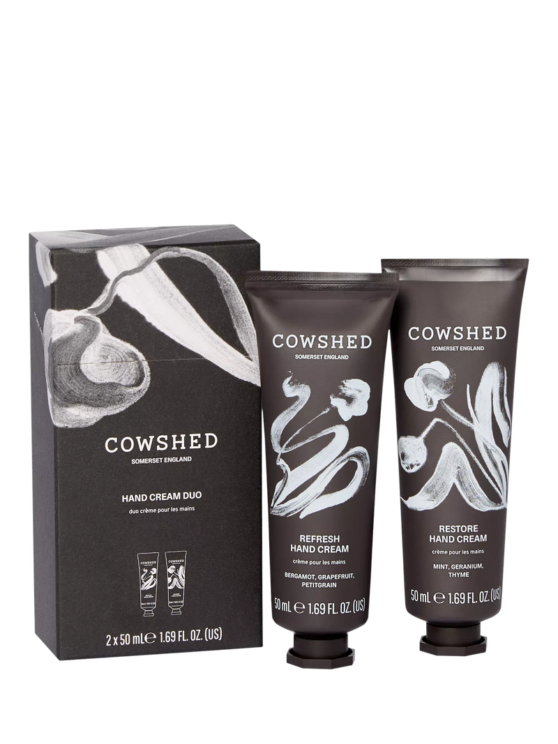 Cowshed hand cream duo gift set 2x50ml (British brand)