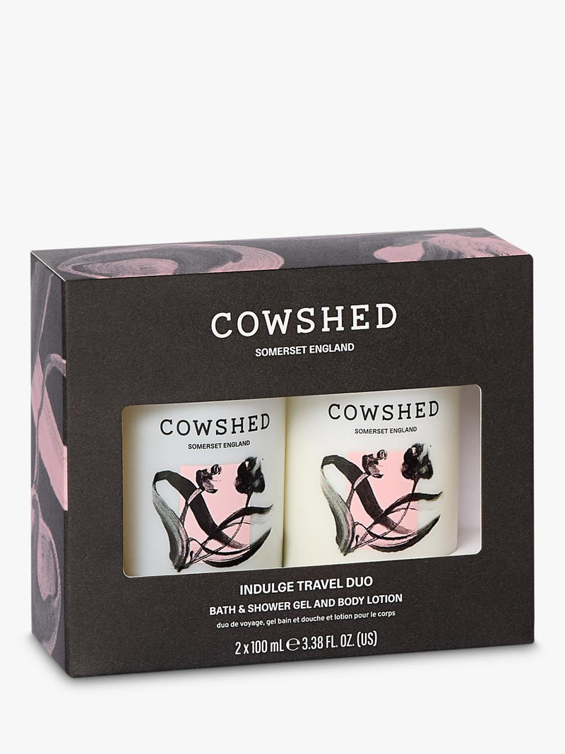 Cowshed Indulge travel duo gift set 2x100ml (British brand)