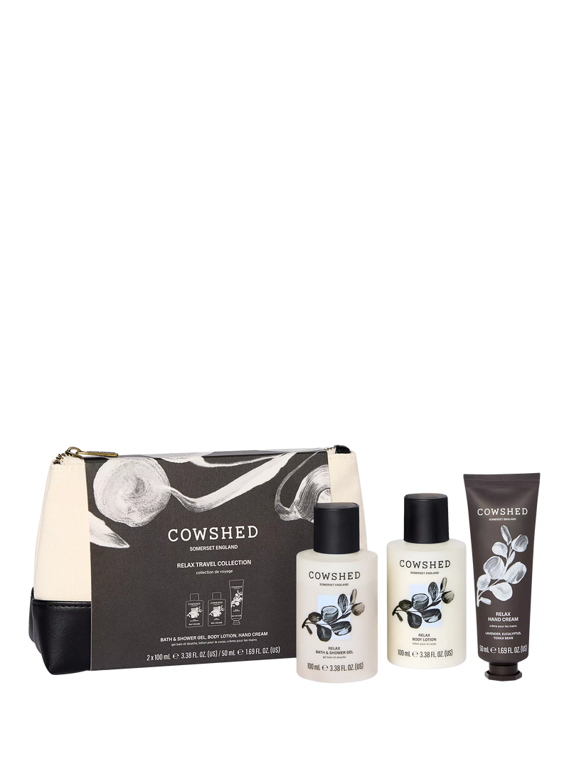 Cowshed Relax travel bodycare gift set, UK version