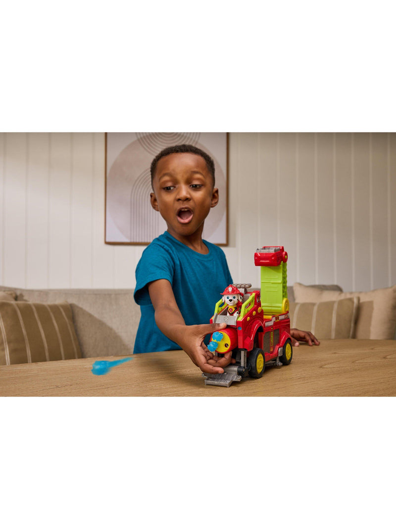 Paw Patrol Dino Rescue firetruck with Marshall figure (British brand)