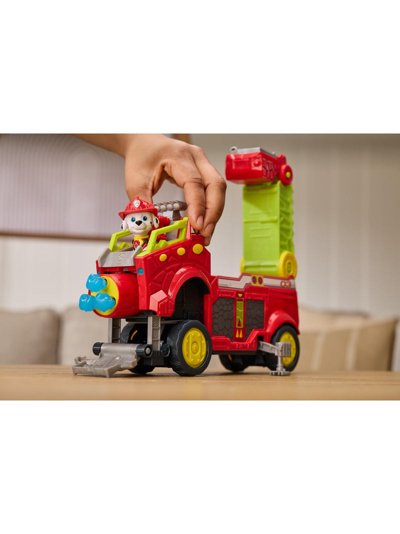 Paw Patrol Dino Rescue firetruck with Marshall figure (British brand)