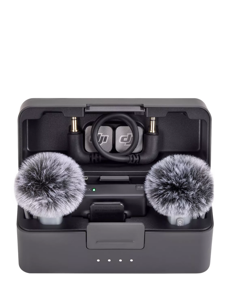 DJI Mic Mini 2 wireless microphone with charging case (British brand)