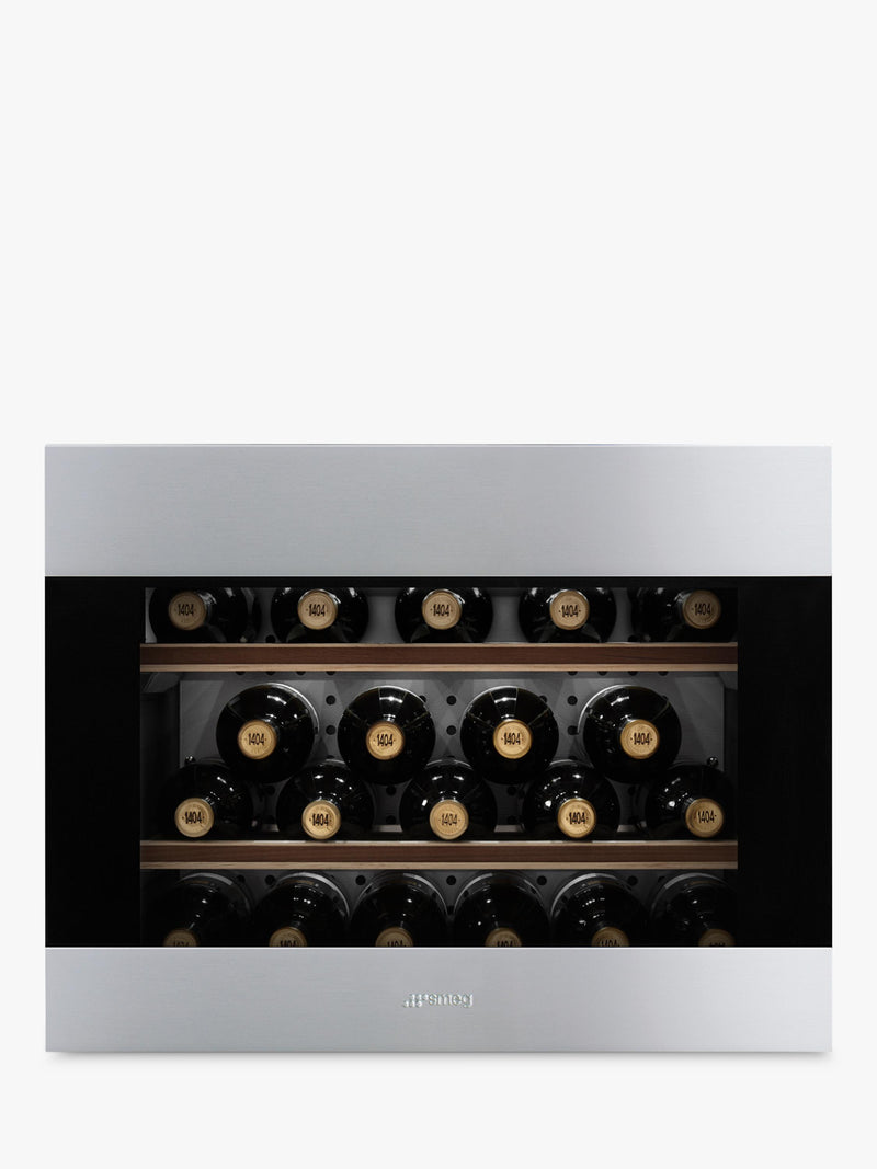 Smeg wine cooler stainless steel 20 bottle, imported from the UK