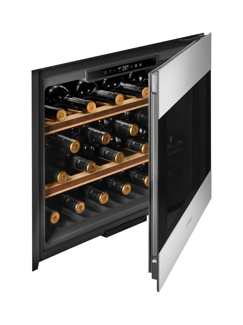 Smeg wine cooler stainless steel 20 bottle, imported from the UK