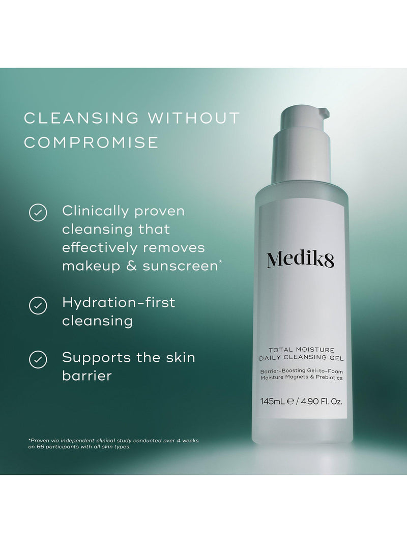 Medik8 Total Moisture cleansing gel 145ml (British brand)