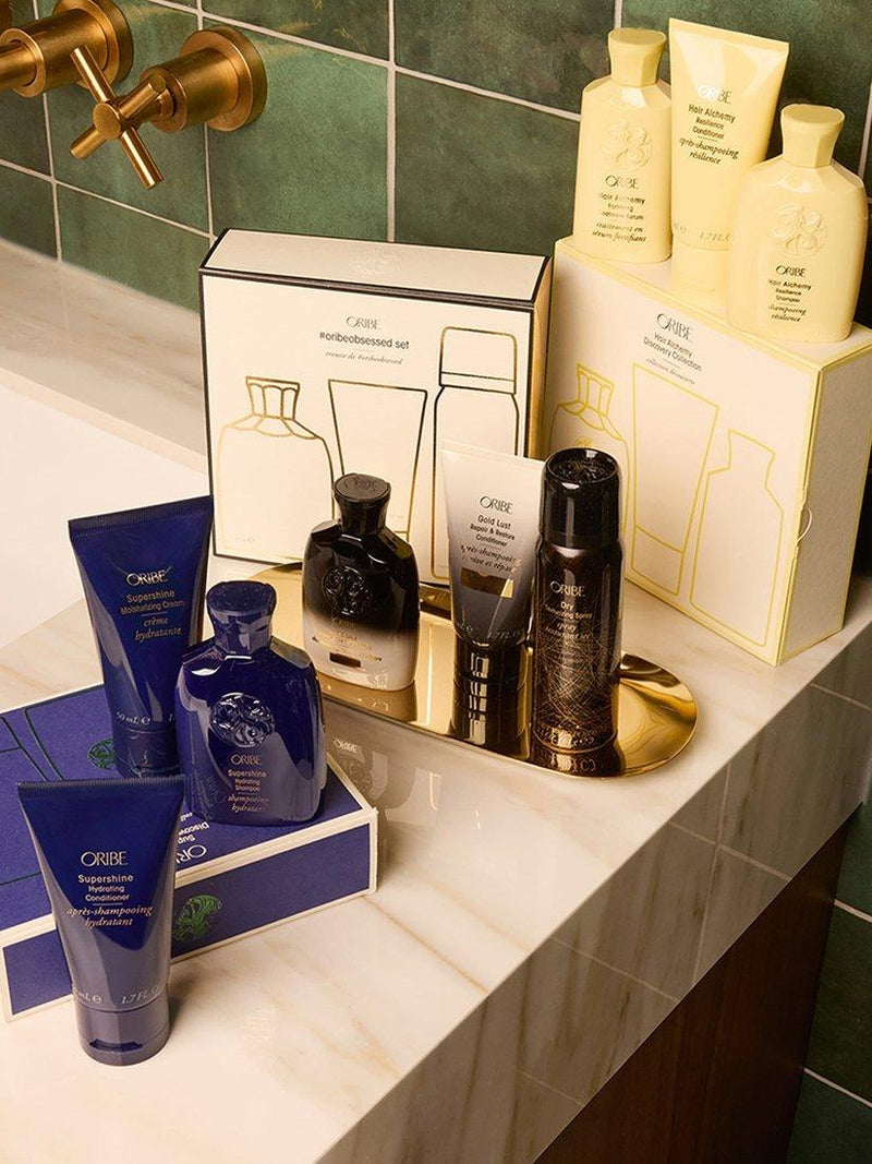 Oribe Supershine Discovery Collection hair care gift set travel sizes - British product