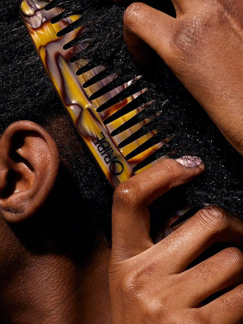 Oribe wide tooth hair comb, imported from the UK