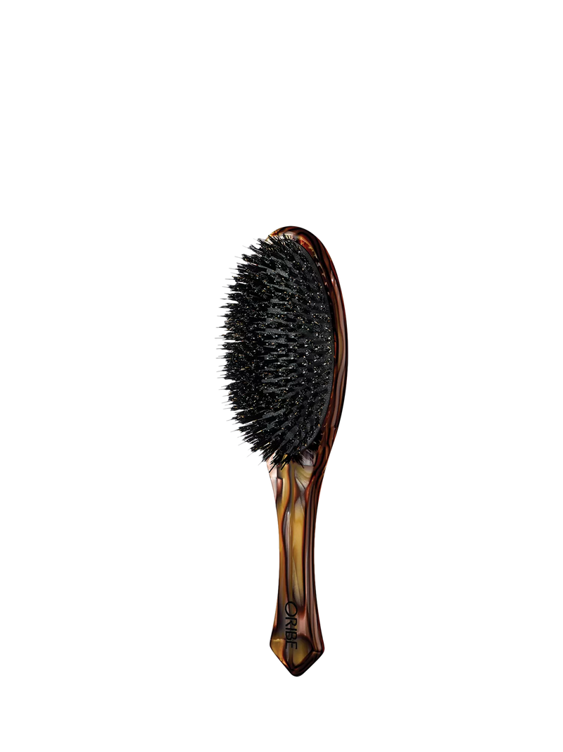 Oribe flat hair brush with Italian resin handle, imported from the UK