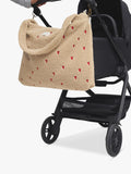 Studio Noos Hearts Boucle changing bag ecru, imported from the UK