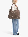 Studio Noos Teddy Collection boucle tote bag brown - British product