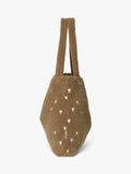 Studio Noos Teddy Collection boucle tote bag brown - British product