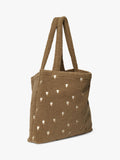 Studio Noos Teddy Collection boucle tote bag brown - British product