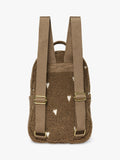 Studio Noos brown hearts boucle mini backpack, imported from the UK