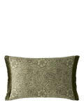 William Morris At Home marigold rectangular cushion olive, imported from the UK
