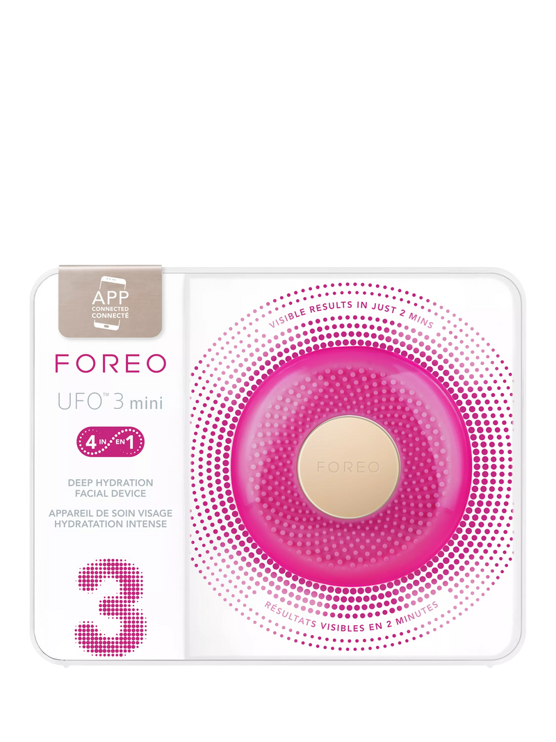 FOREO UFO 3 Mini Fuchsia facial device, UK version