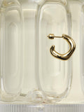 Maria Black Anil small gold hoop earrings - British product