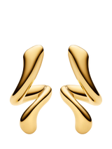 John Lewis Maria Black Coil Curl Swirl Stud Earrings- Buy online at McGrocer