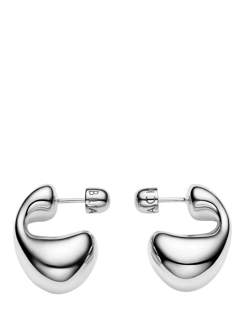 Maria Black Biomorphic stud earrings in silver - British product