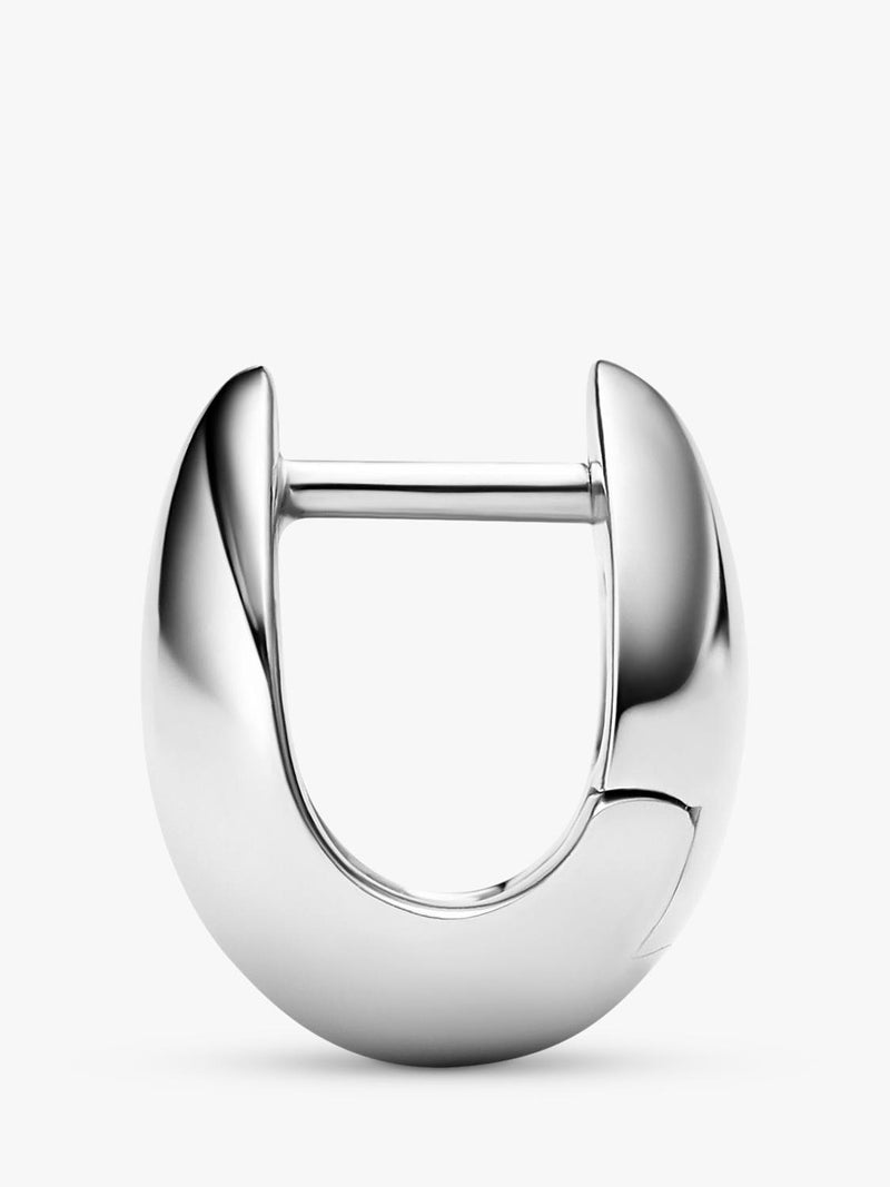 Maria Black silver huggie hoop earrings - British product