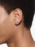 Maria Black silver huggie hoop earrings - British product