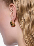 Maria Black Large Robe Earrings gold plated stud earrings UK version