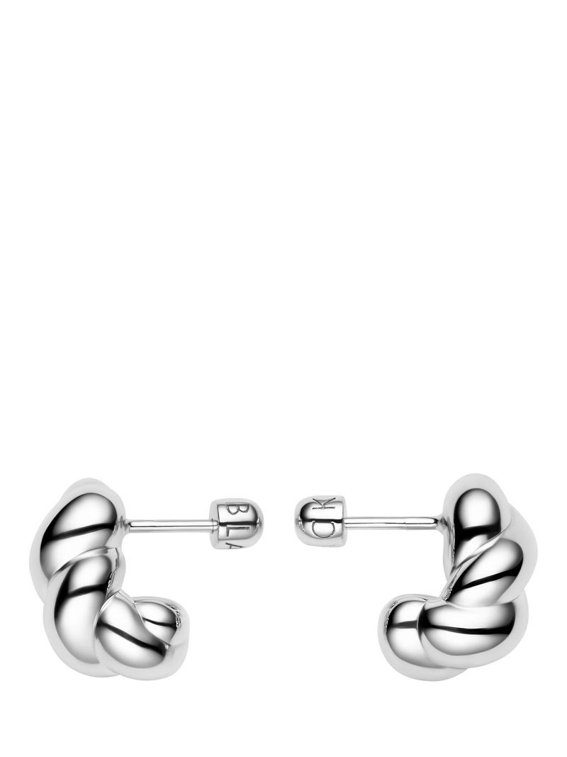 Maria Black small robe stud earrings silver (British brand)
