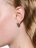 Maria Black small robe stud earrings silver (British brand)