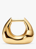 Maria Black gold huggie earrings 1.1cm, imported from the UK