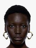 Maria Black hoop earrings gold 5.6cm (British brand)