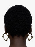 Maria Black hoop earrings gold 5.6cm (British brand)