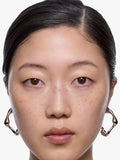 Maria Black hoop earrings in rhodium-plated recycled sterling silver, UK version