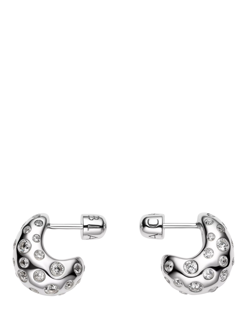 Maria Black Tryvann popcorn earrings silver (British brand)